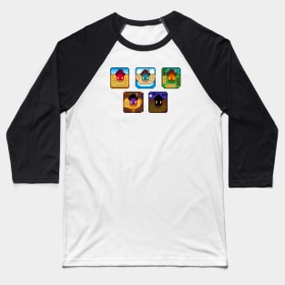 Stardew Valley Farm Types Baseball T-Shirt